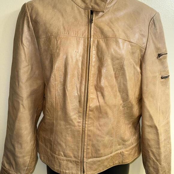 Jackets & Blazers - Sophia Vespucci Firenze Design genuine leather jacket